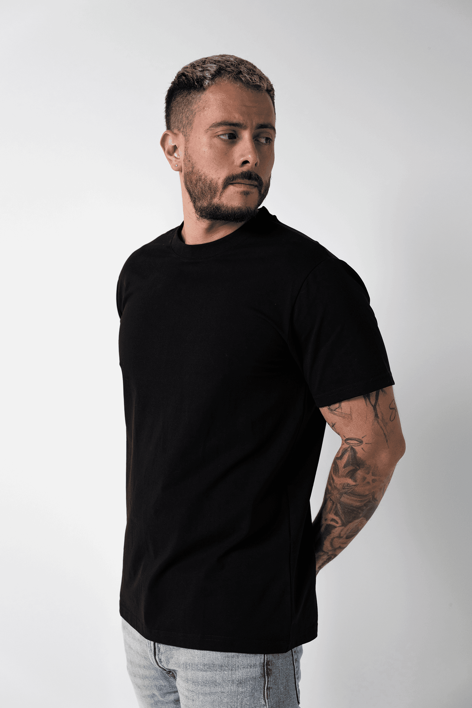 T shirt Mozart Regular Fit - Black