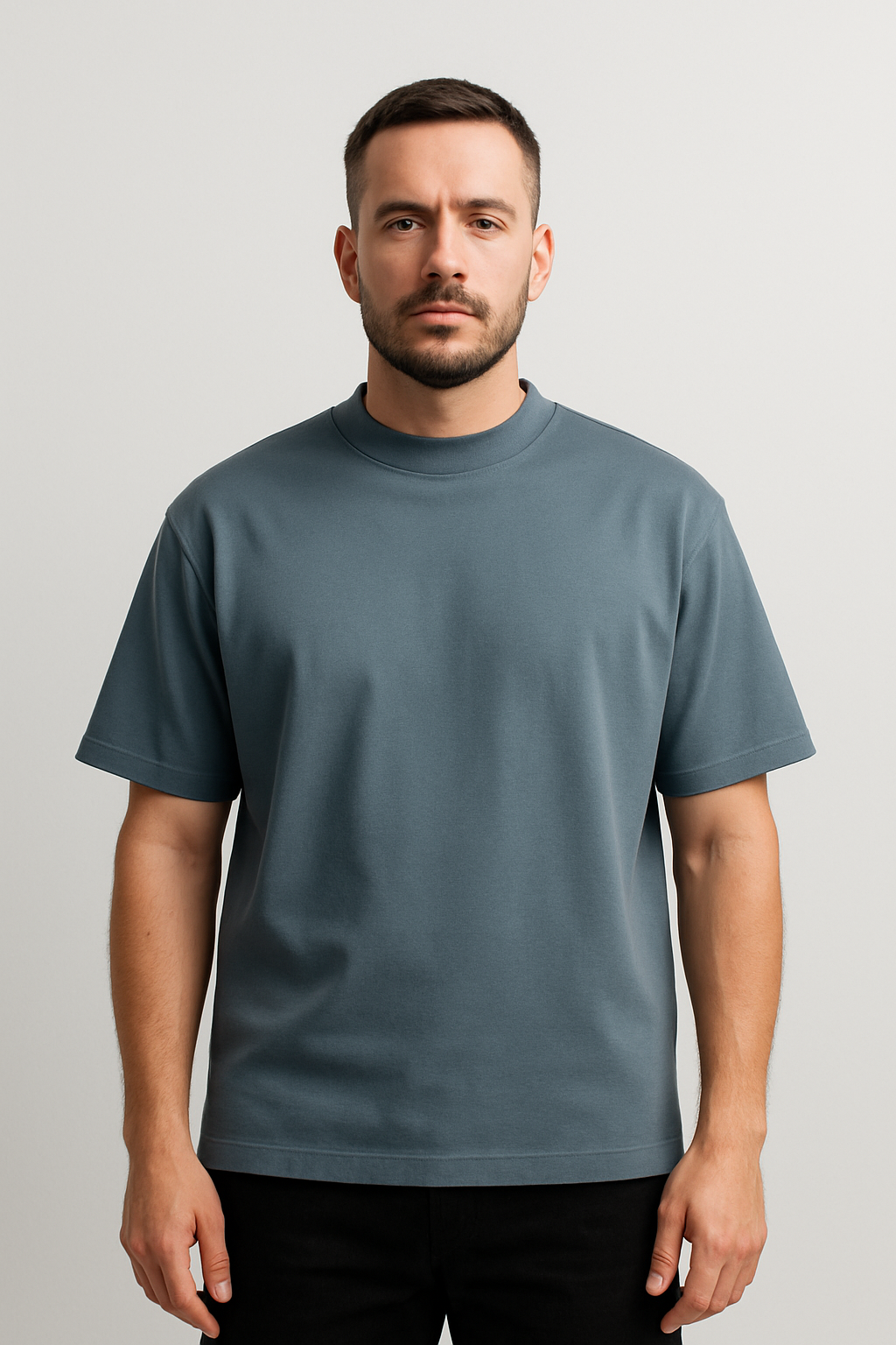 T shirt Mozart Oversized - Gray Blue