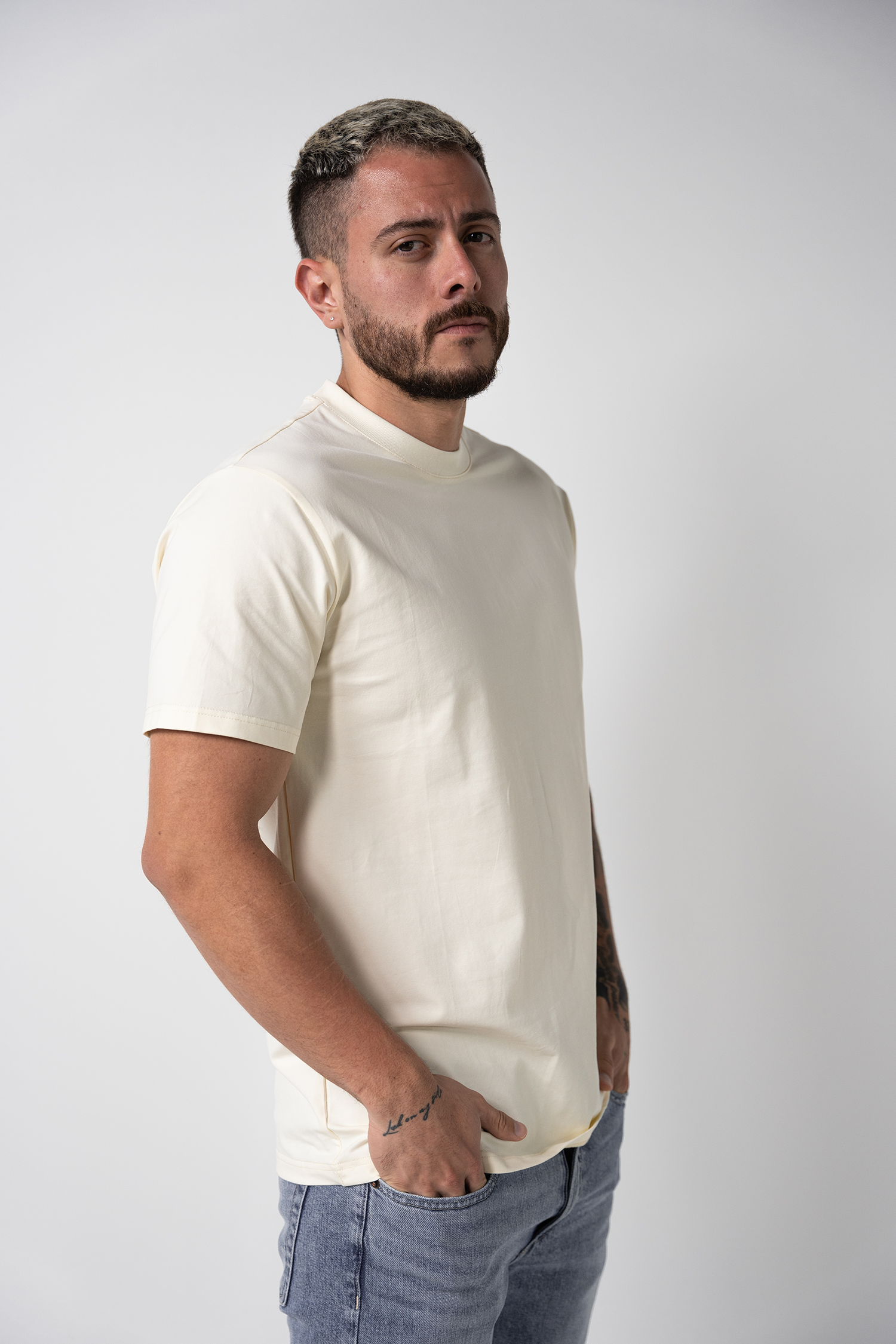 T shirt Mozart Regular Fit - Cream