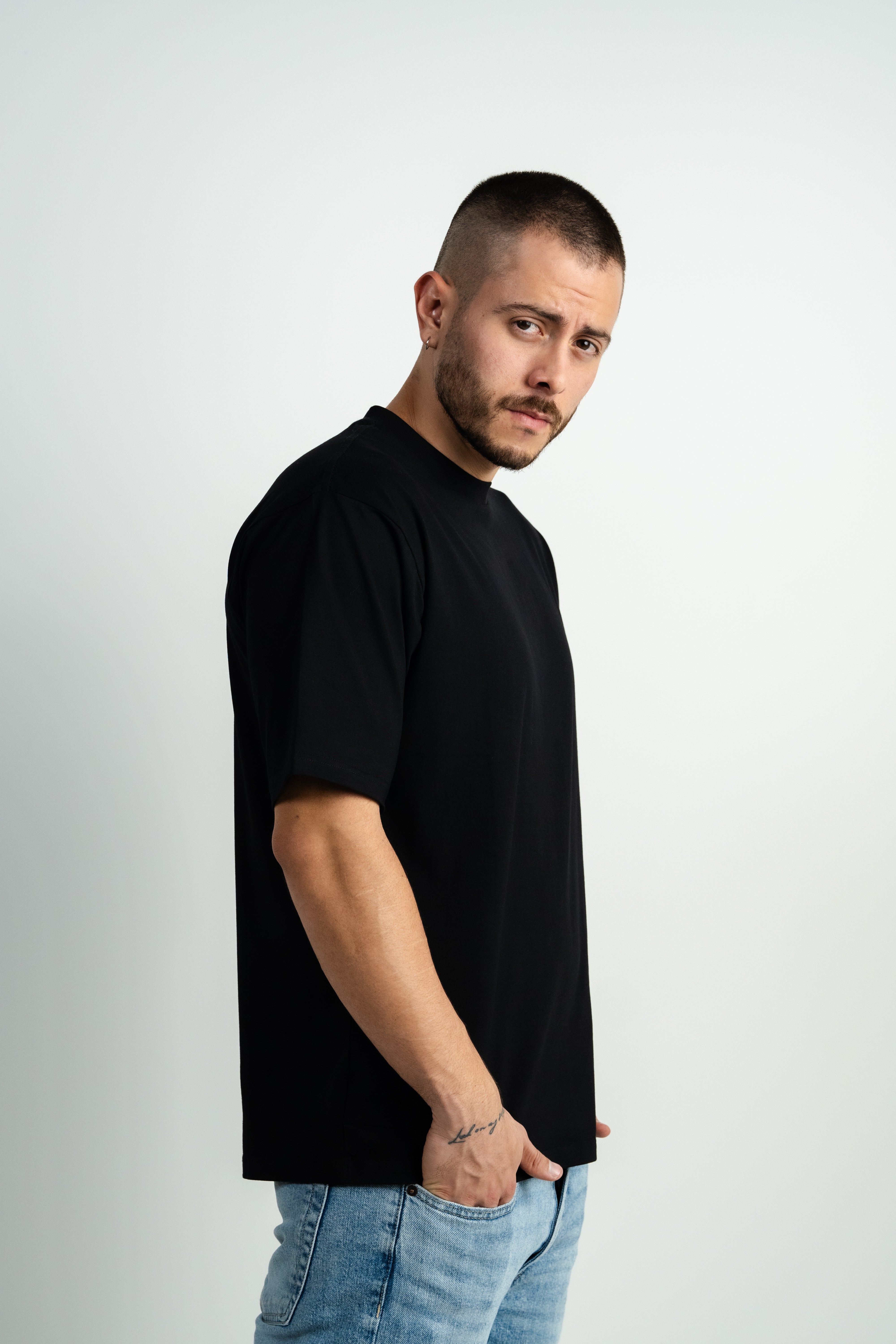 T shirt Mozart Oversized - Black
