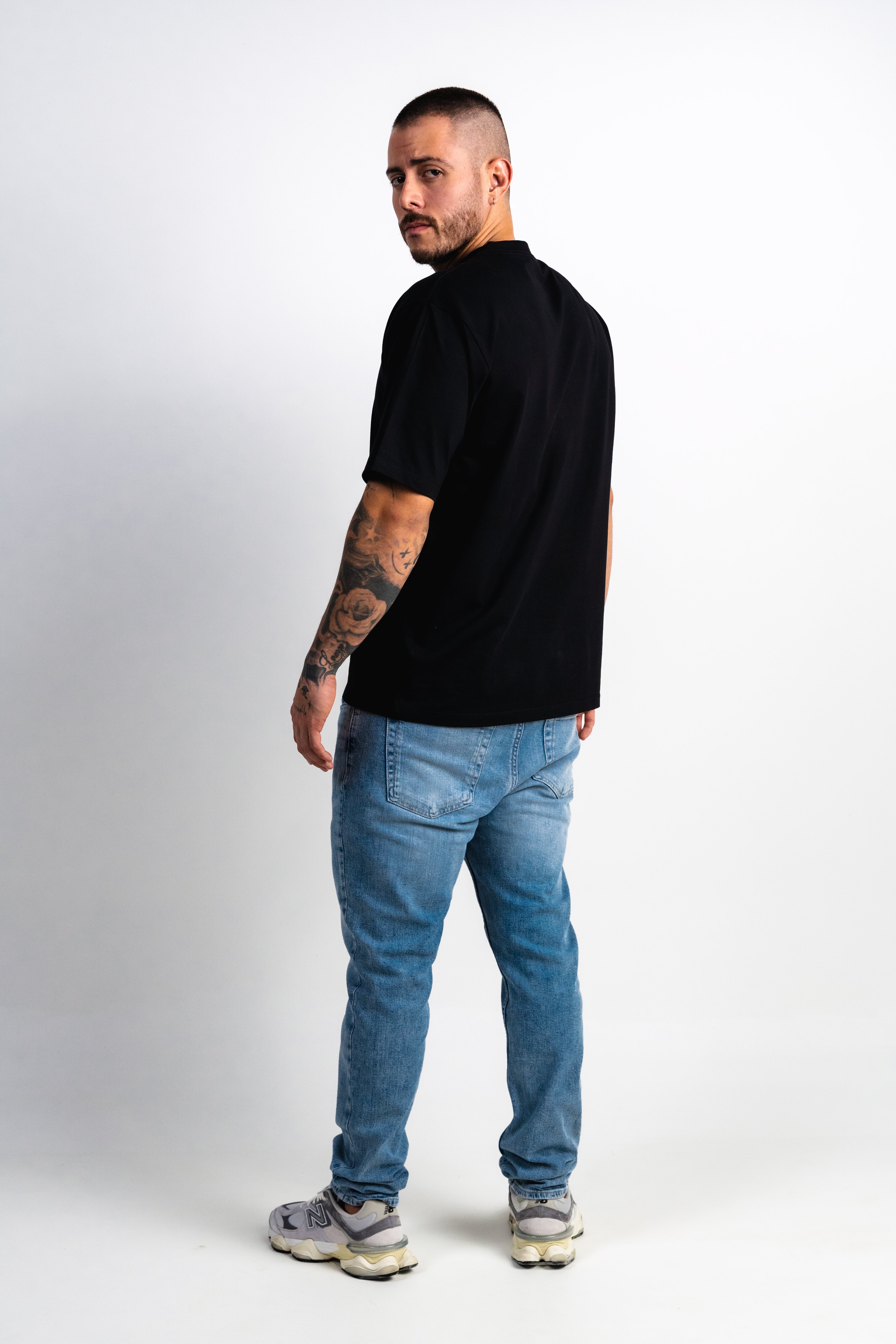 T shirt Mozart Oversized - Black