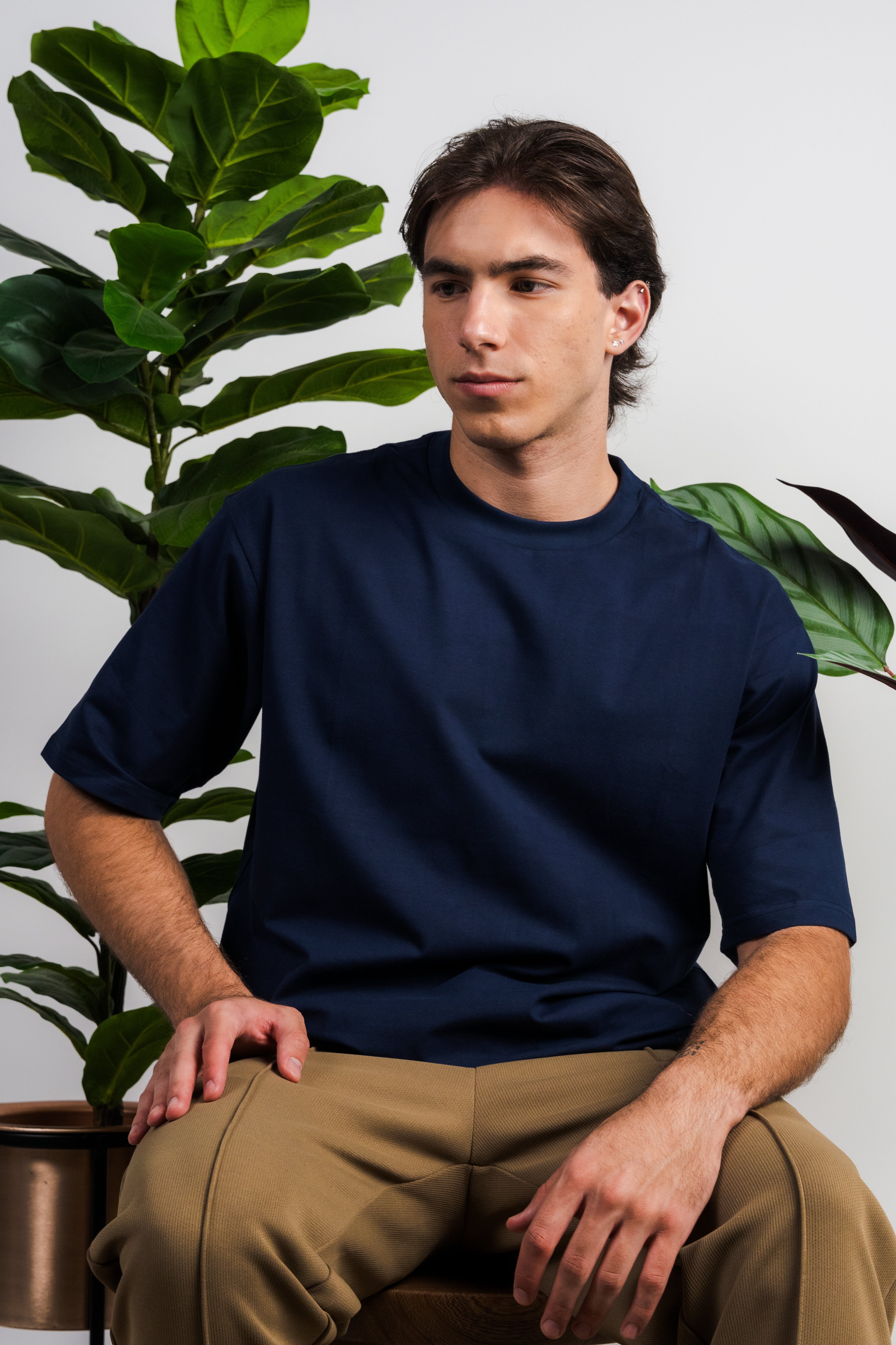 T shirt Mozart Oversized - Navy Blue