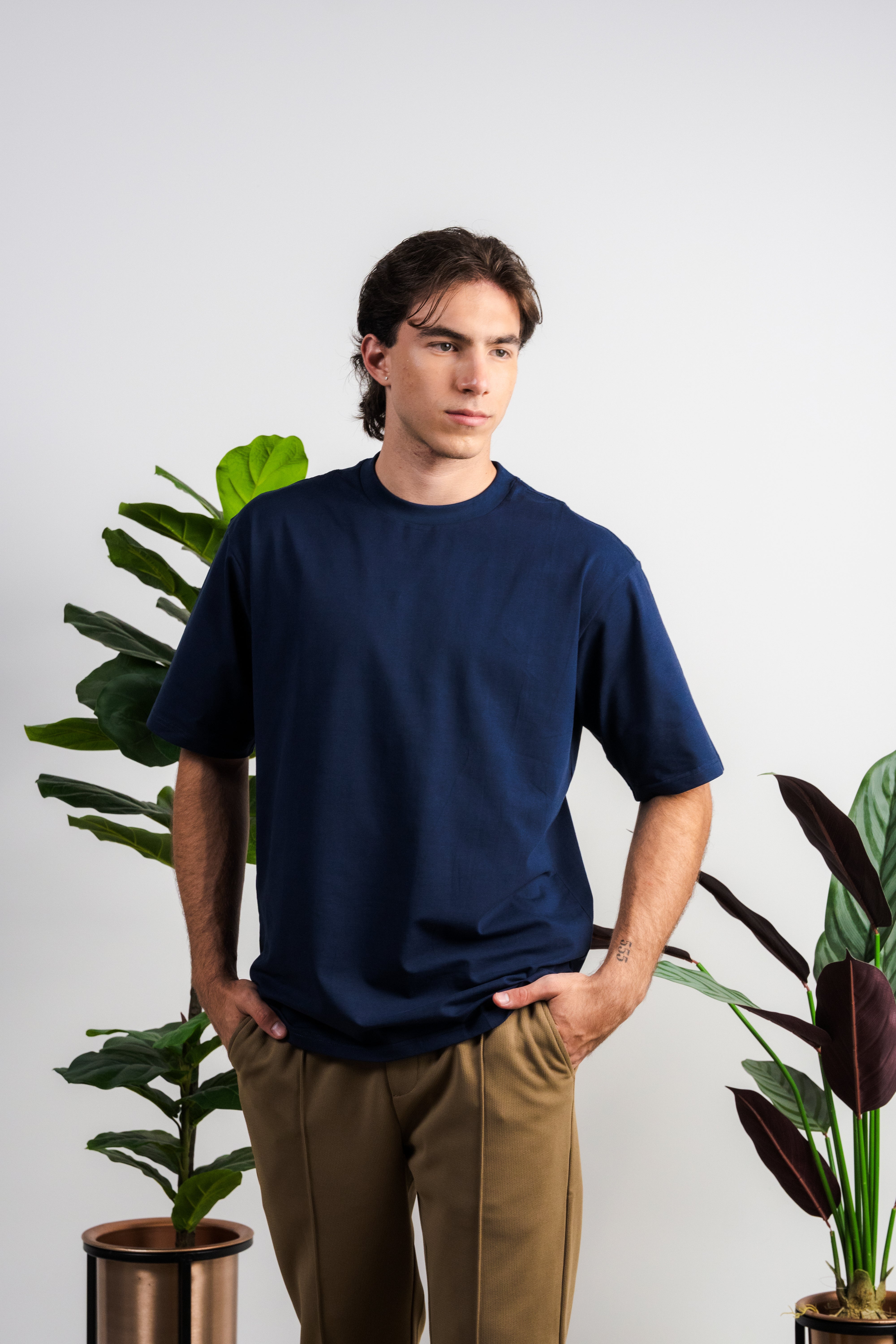 T shirt Mozart Oversized - Navy Blue