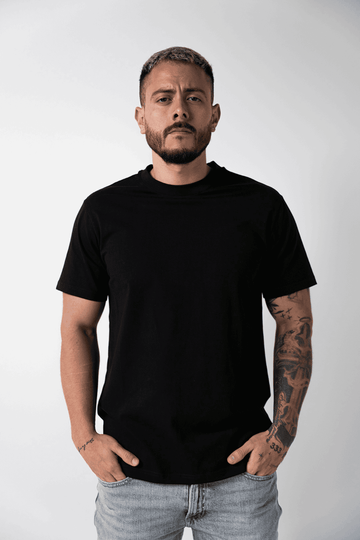 T shirt Mozart Regular Fit - Black
