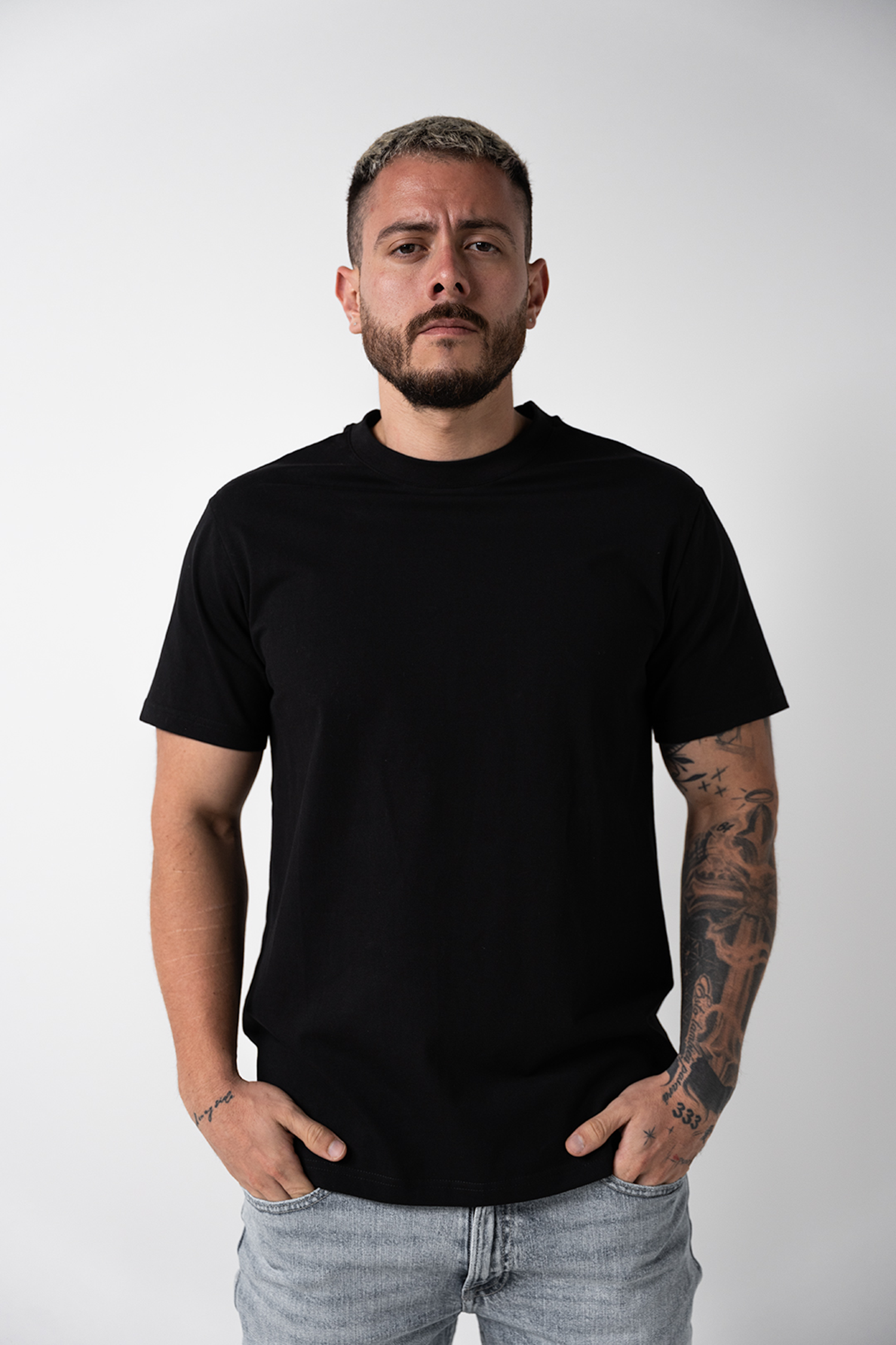 T shirt Mozart Regular Fit - Black