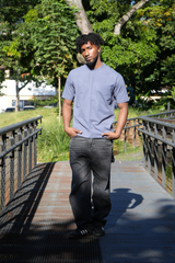 T shirt Mozart Regular Fit - Gray Blue