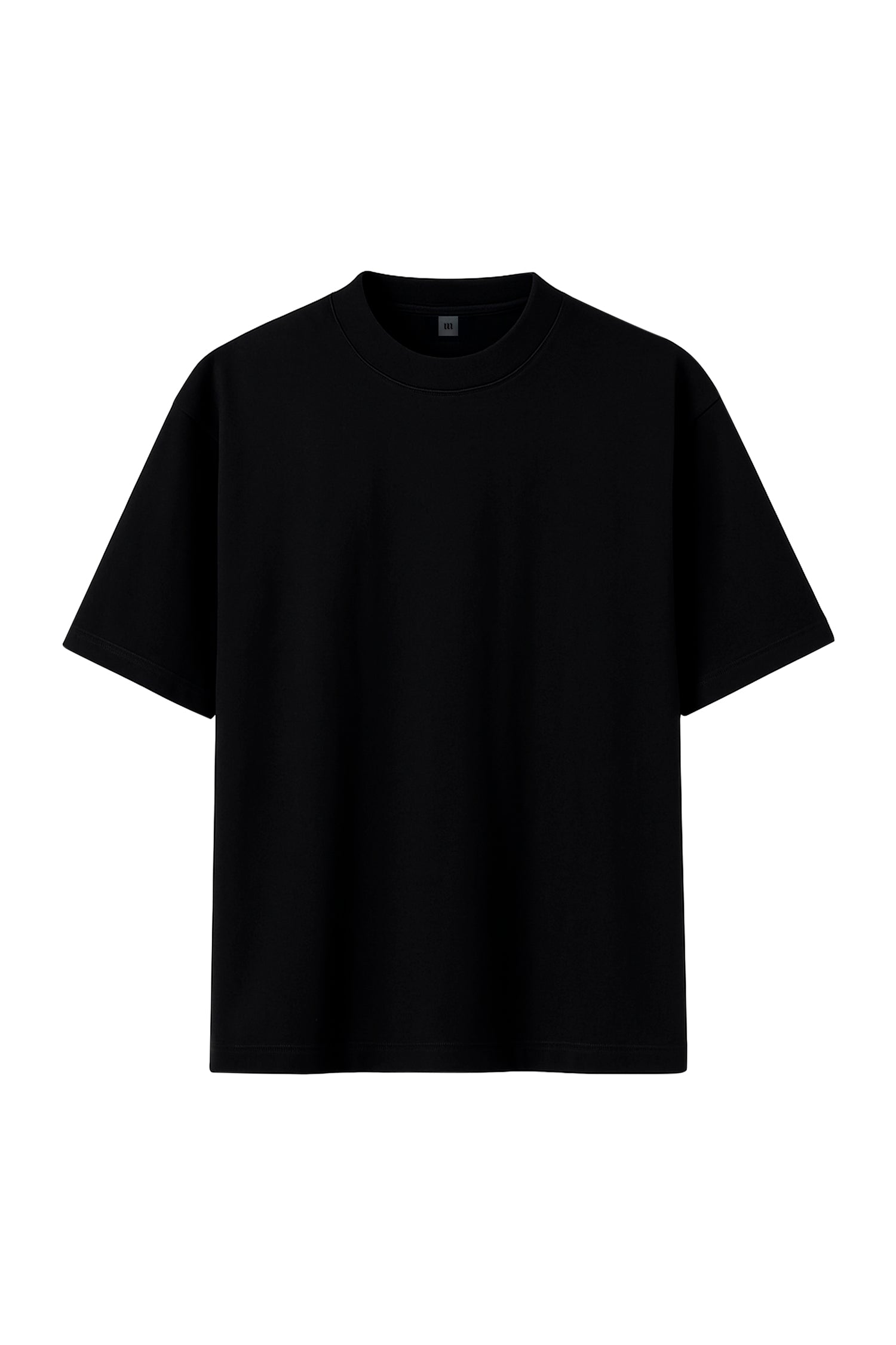 Camiseta oversized color Black