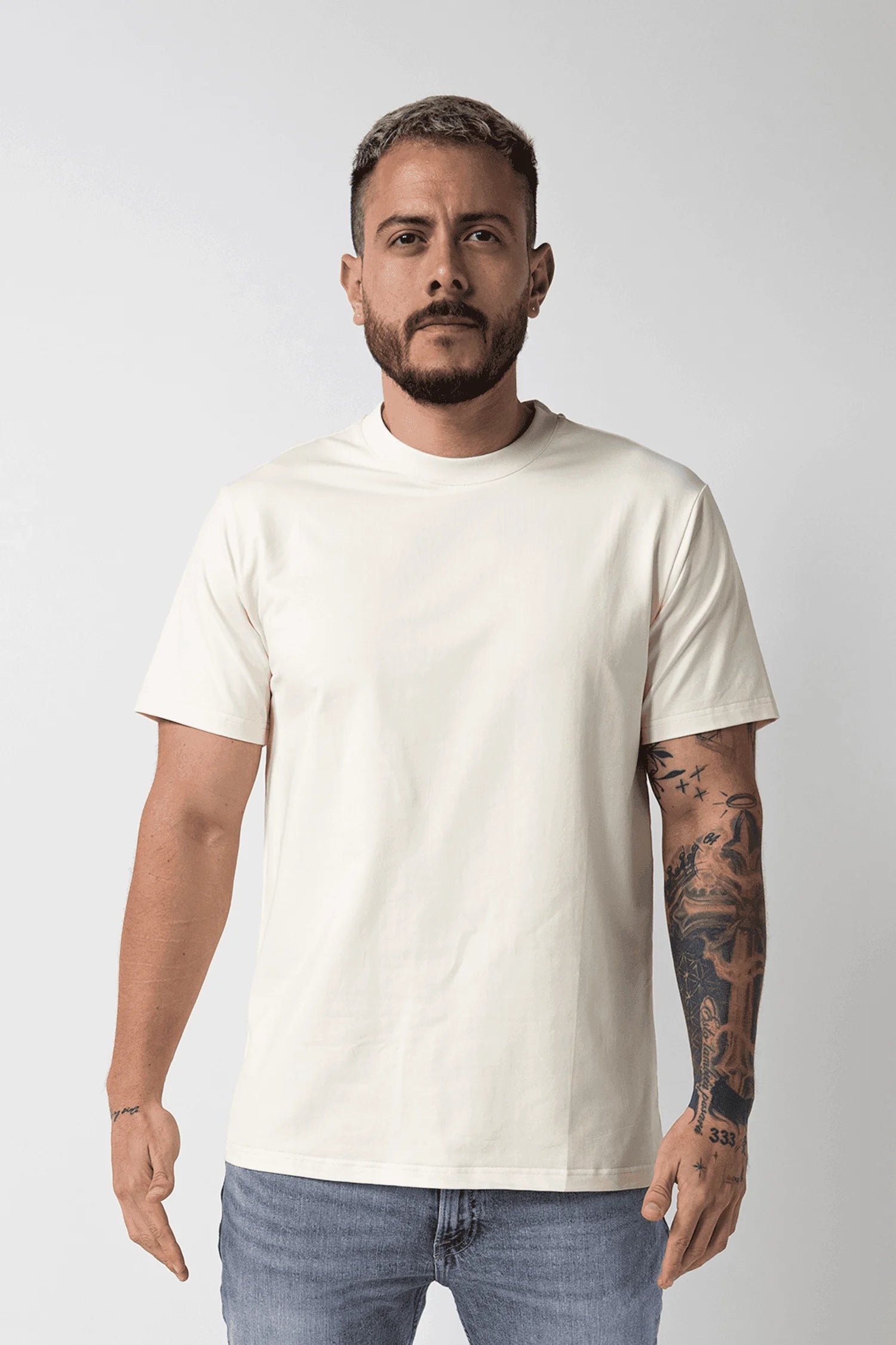 Camiseta color Cream