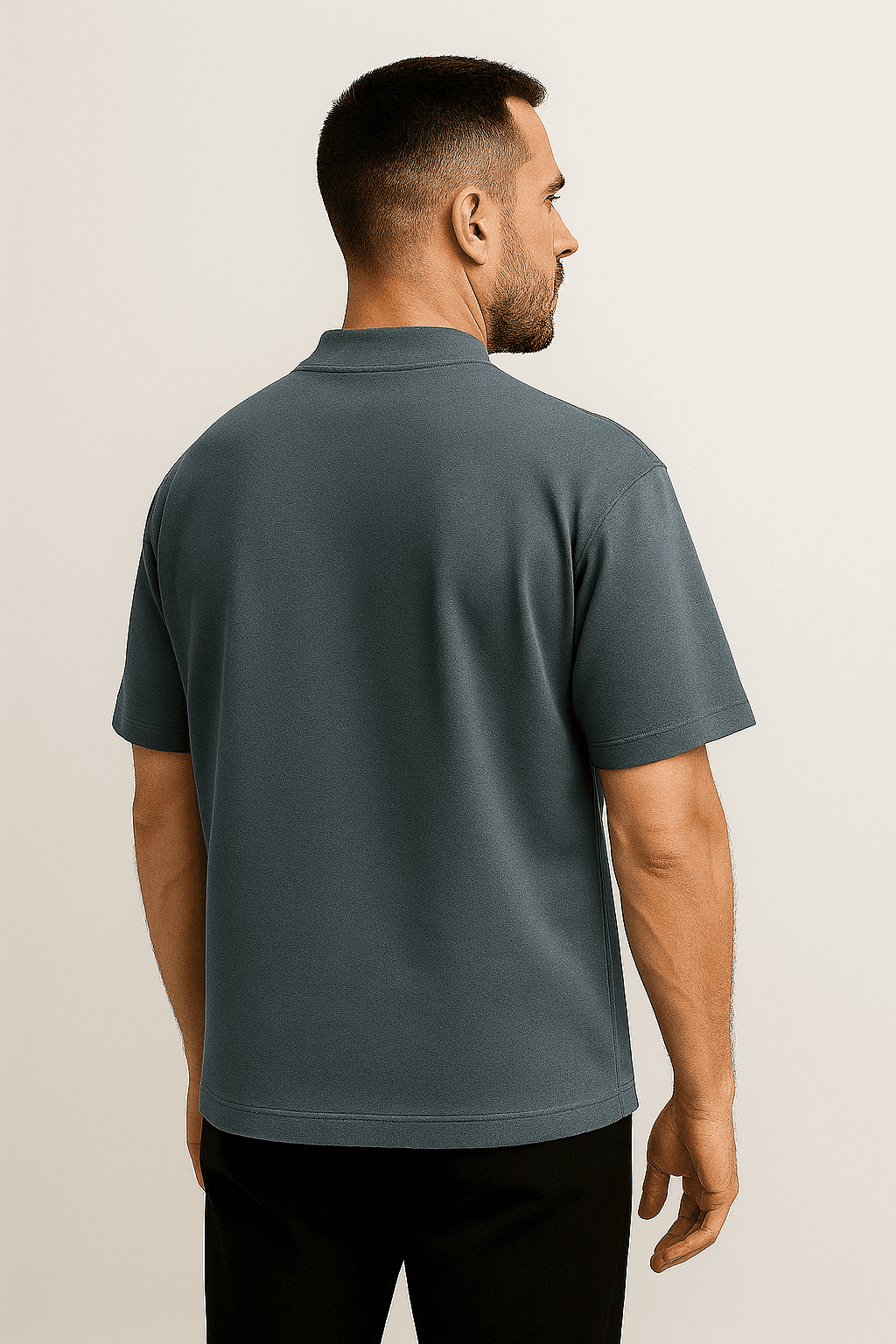 Camiseta oversized color Gray Blue