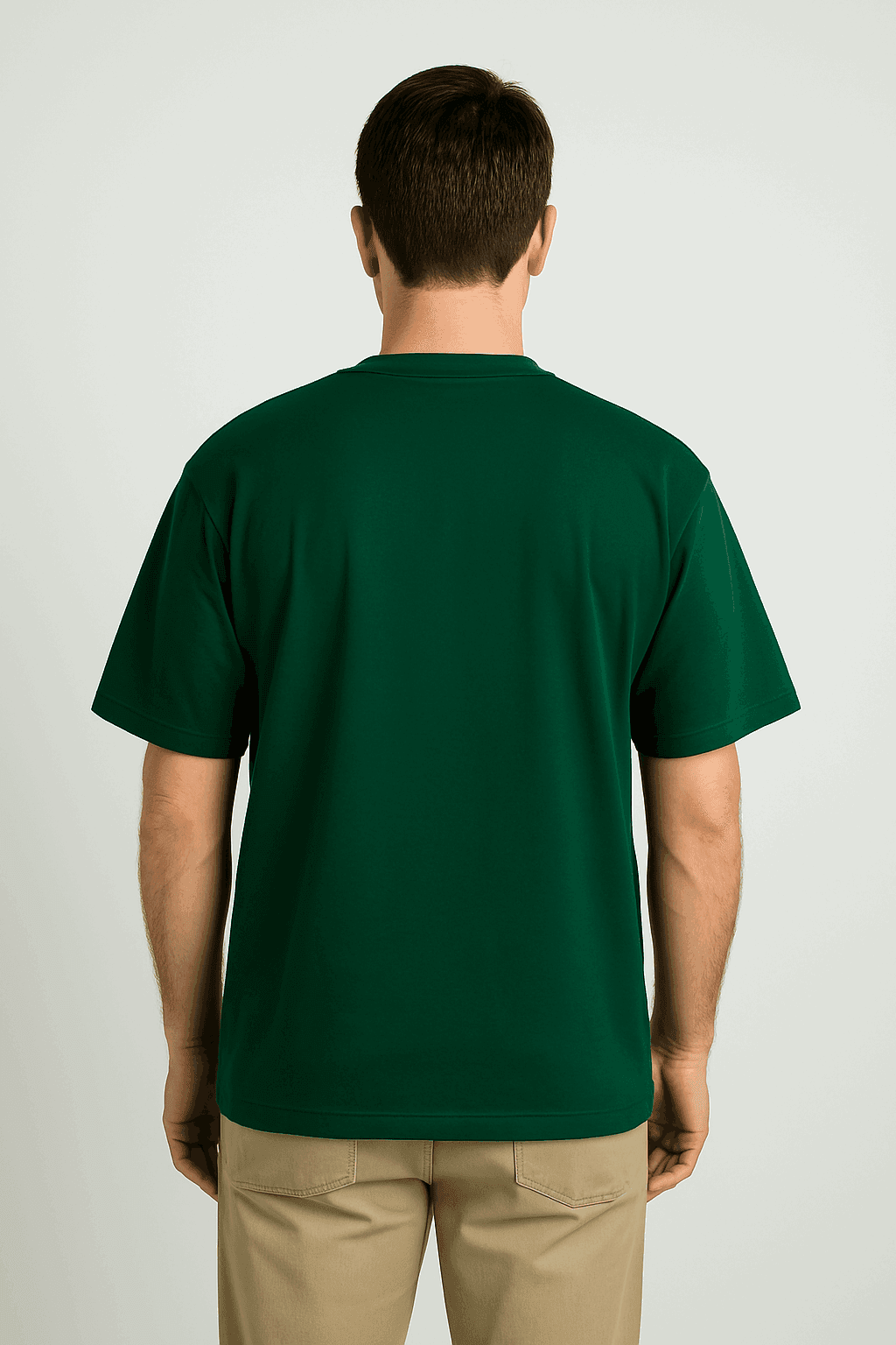Camiseta oversized color Green