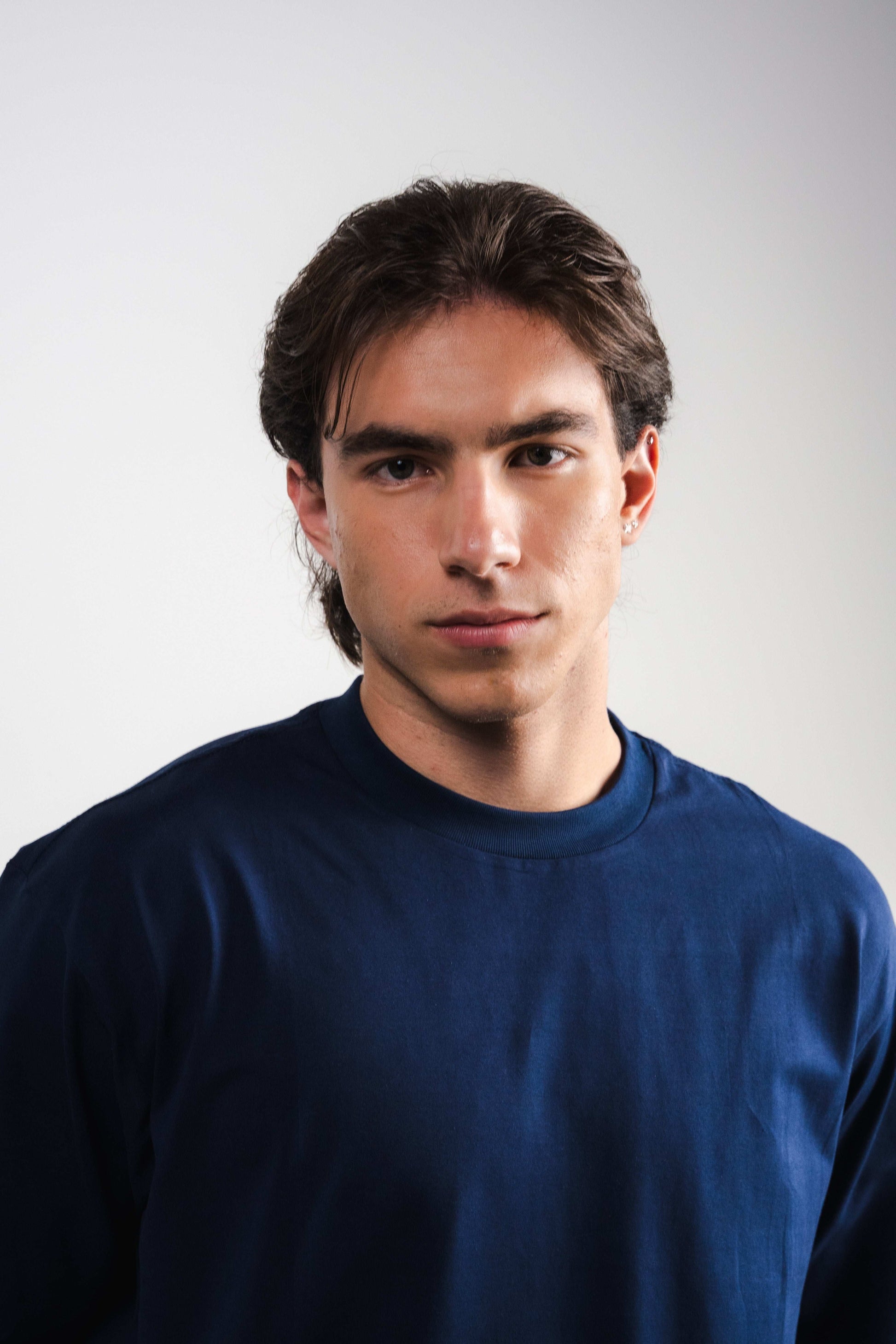 Camiseta oversized color Navy Blue