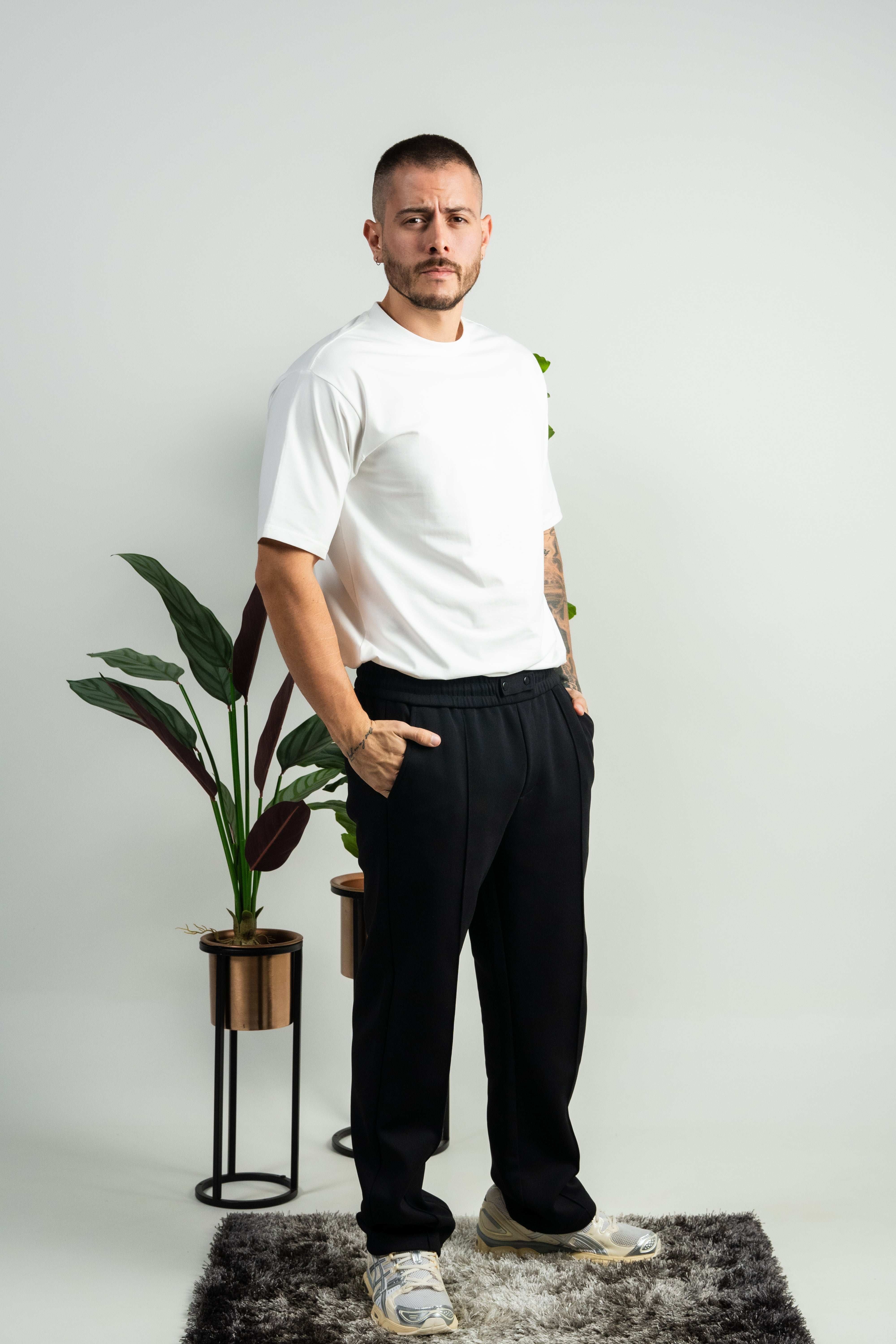 Camiseta oversized color Blanco