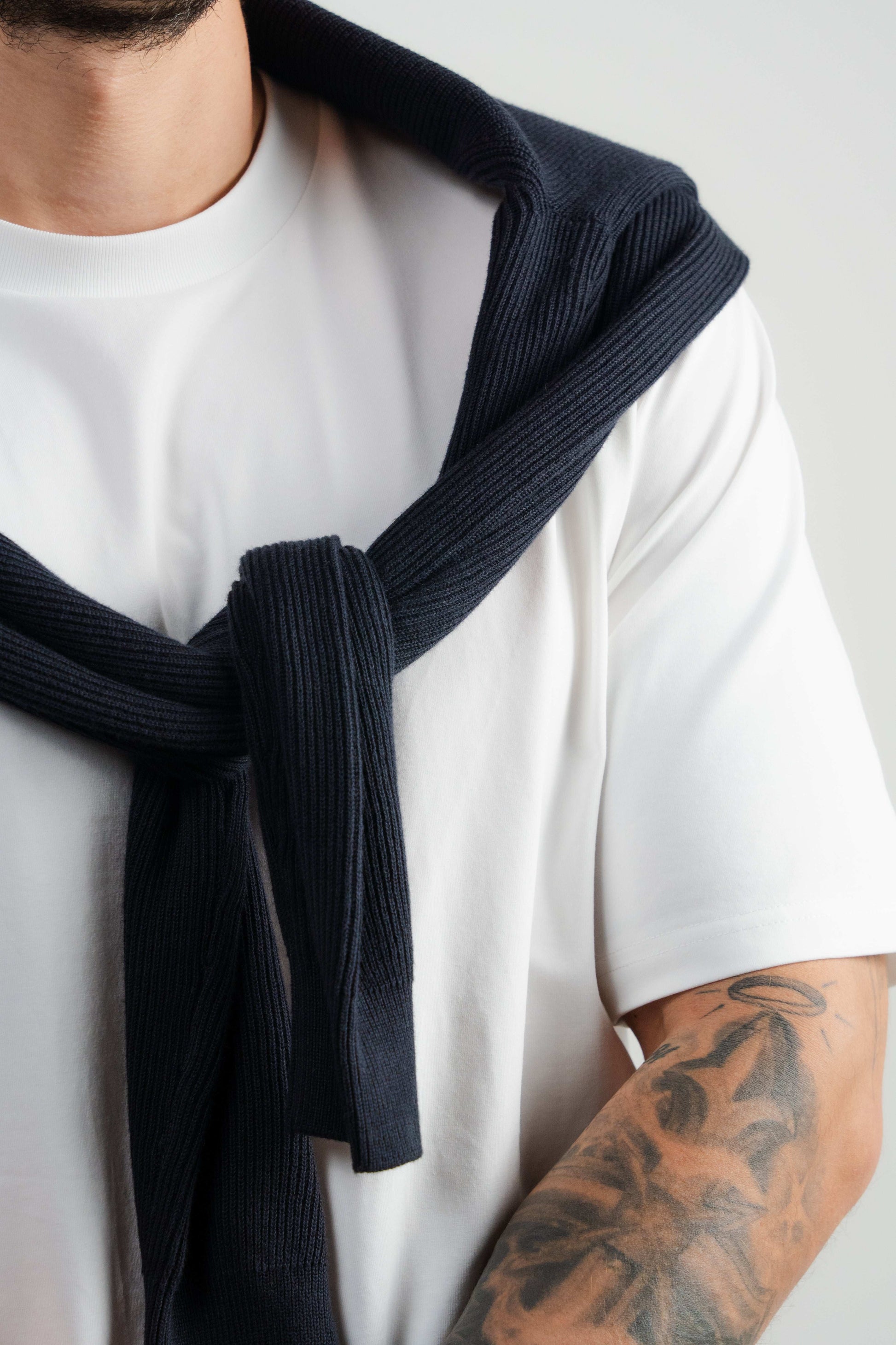 Camiseta oversized color Blanco